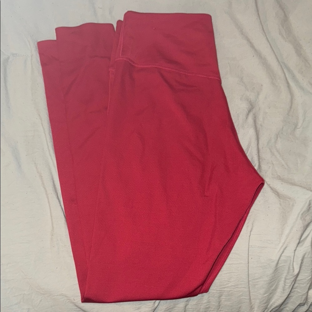 Nike dri-fit leggings soft red